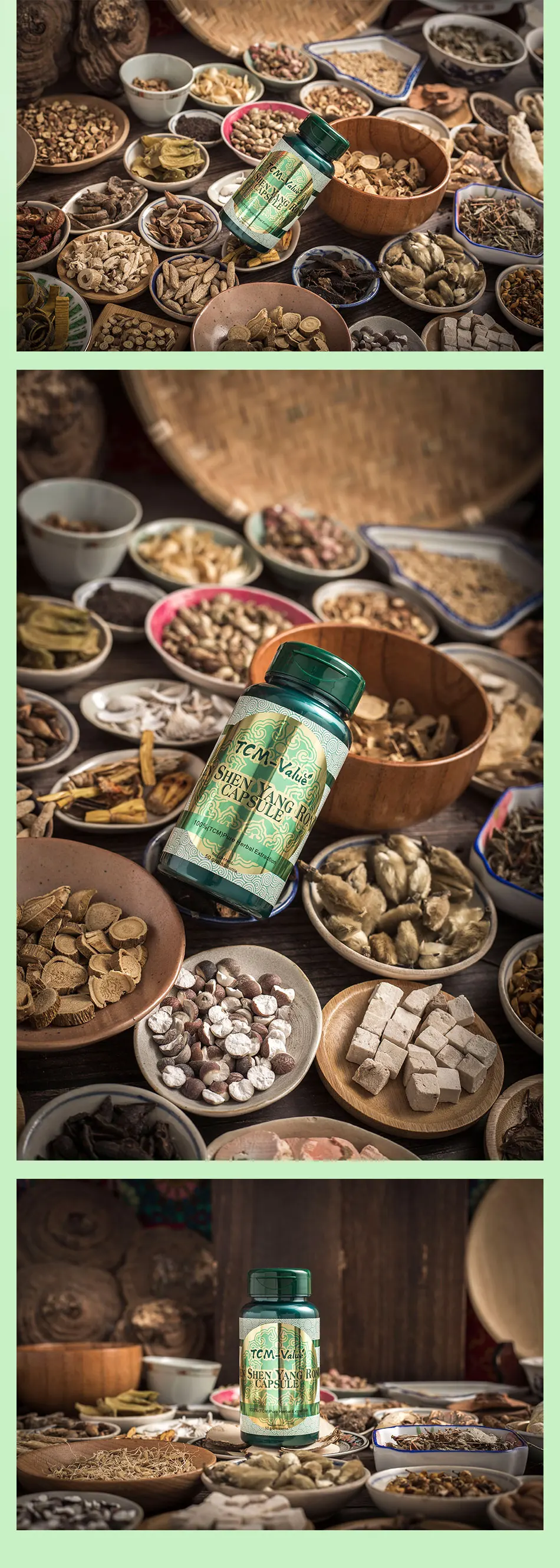 TCM-Value Ren Shen Yang Rong капсула, лечение регулируют эндокринную систему, повышают иммунитет, сердце, почки и восстанавливают поврежденные клетки, 50 шт