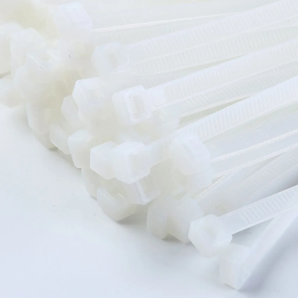 Кабельные стяжки устойчивые к УФ погоде нейлоновые обертыванию черные 101 шт.