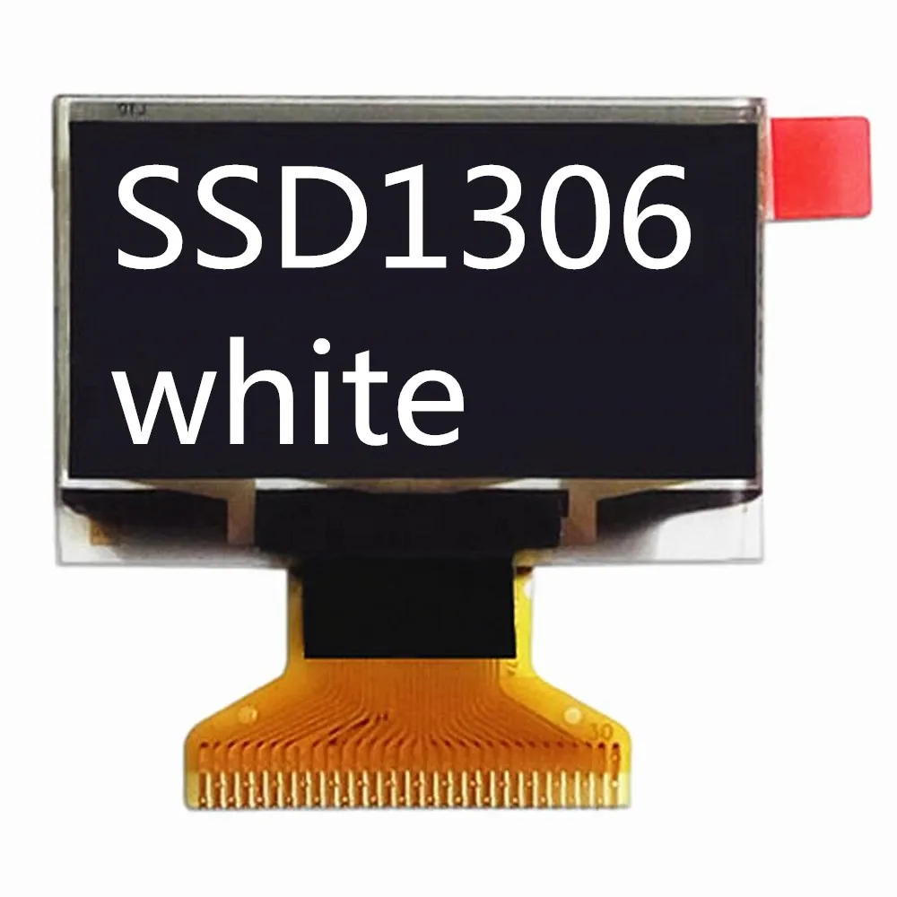 SSD1306-white 1,3 дюймовый oled-дисплей 12864 ЖК-экран для arduino 30PIN сварочный Белый Синий sh1106 SSD1306 1," oled-дисплей - Цвет: SSD1306-white
