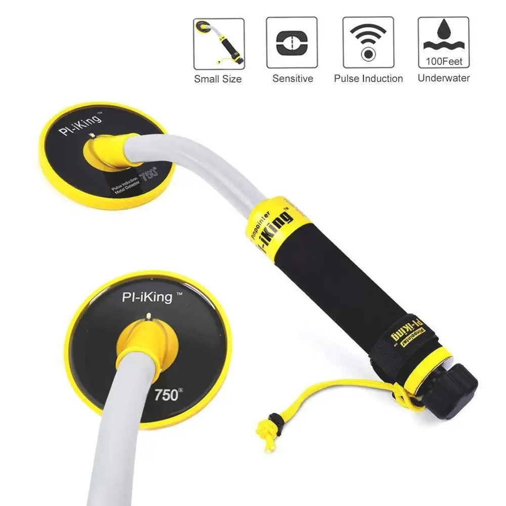Металлоискатель 100 футов водонепроницаемый ручной импульсный индукционный для