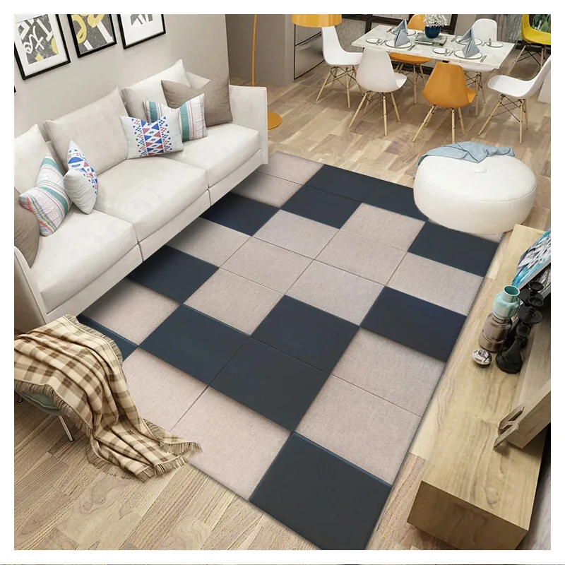 Скандинавский геометрический черный белый 3D-проектор для гостиной спальни