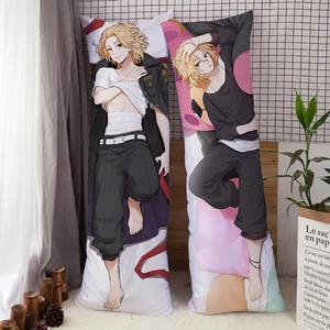 Japanese Anime Tokyo Revengers Dakimakura Manjiro Sano Body Pillow Cover Case Hugging Pillowcase