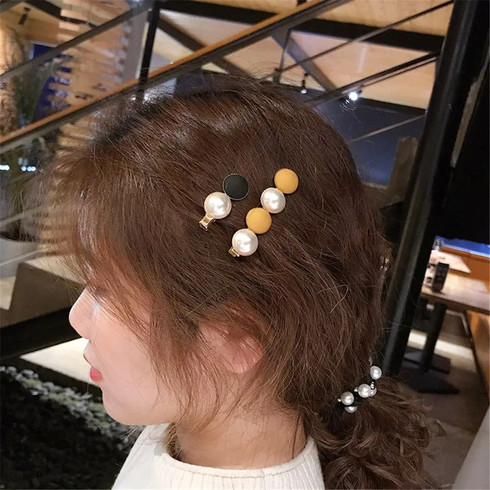 Женская заколка для волос с искусственным жемчугом Корейская | Красота и