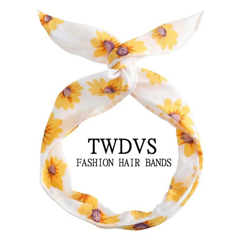 Женская повязка на голову с перекрестным бантом шифоновые аксессуары для волос