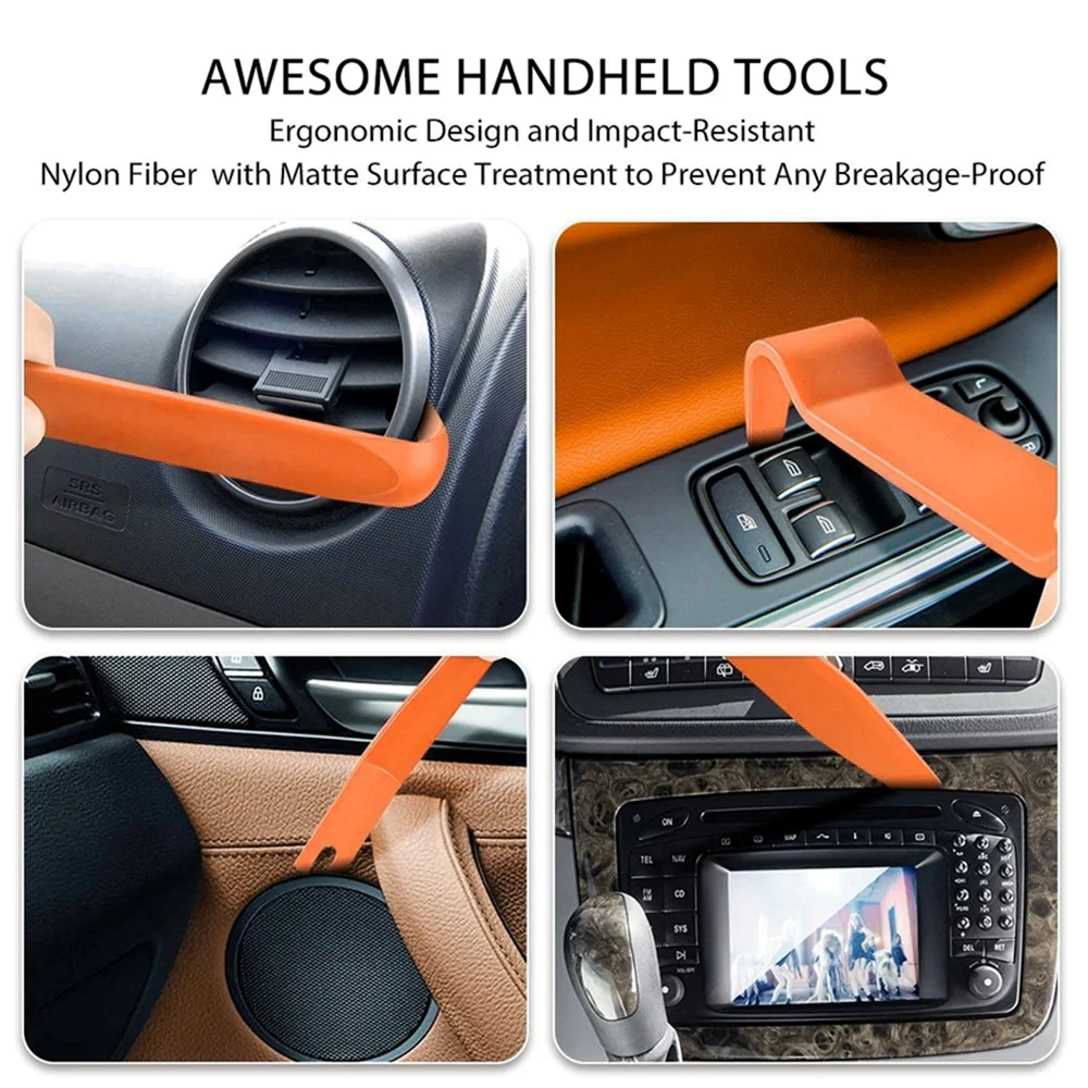 Rovtop 4 шт. автомагнитола панель дверной зажим обшивка удаление звука установщик