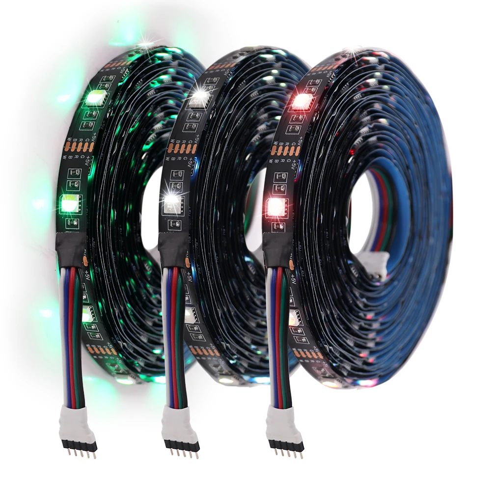 Новинка 5 м Светодиодные ленты Moving головной свет RGBW 5050 4 цвета в 1 чип DC5V 30