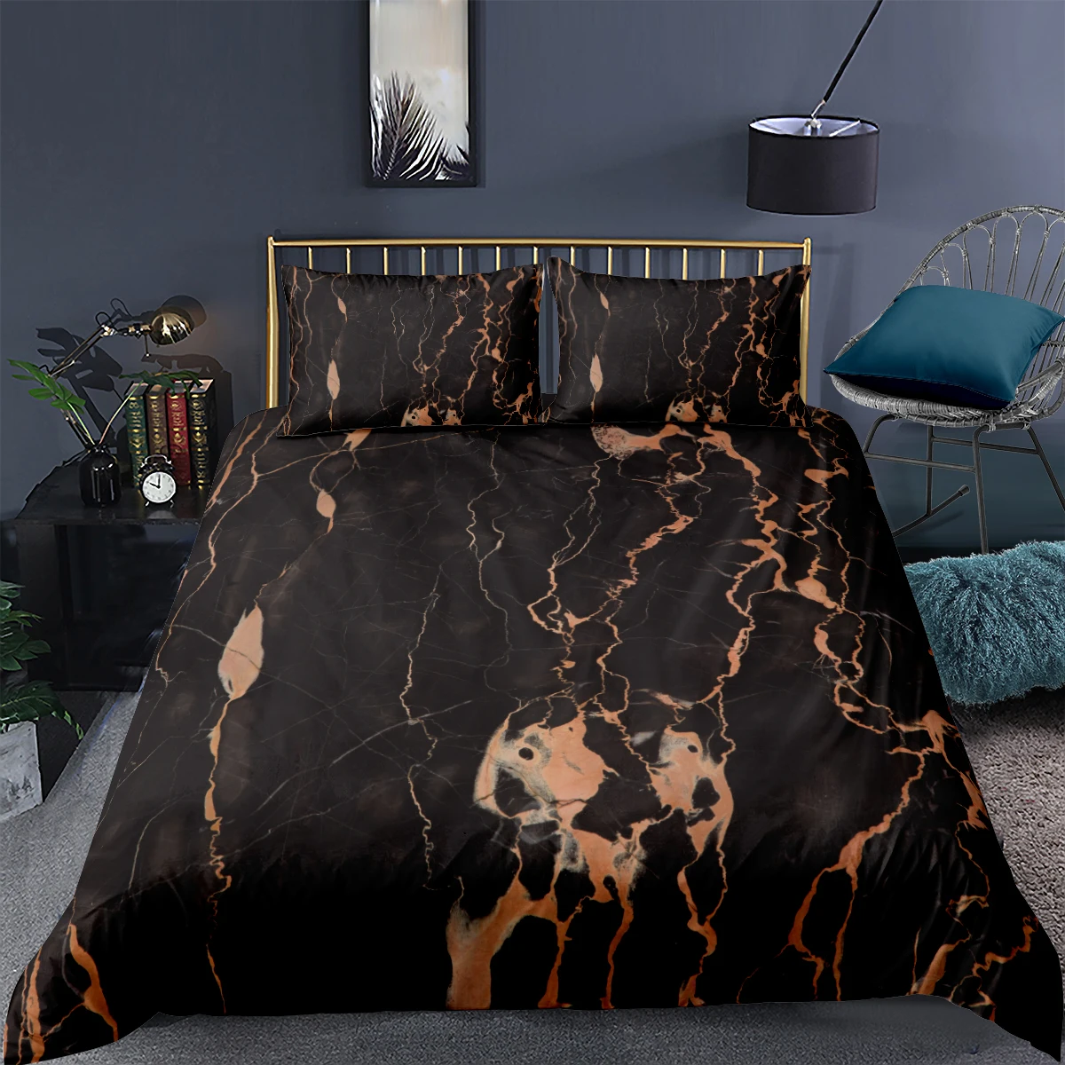 3D набор пододеяльников пододеяльники одеяло чехол Комплект постельного белья