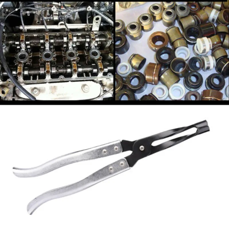 

Car Engine Oil Valve Spring Clamp Pliers Disassembly Stem Seal Gasket Remover Stem Seal Installer Remover Plier Tool
