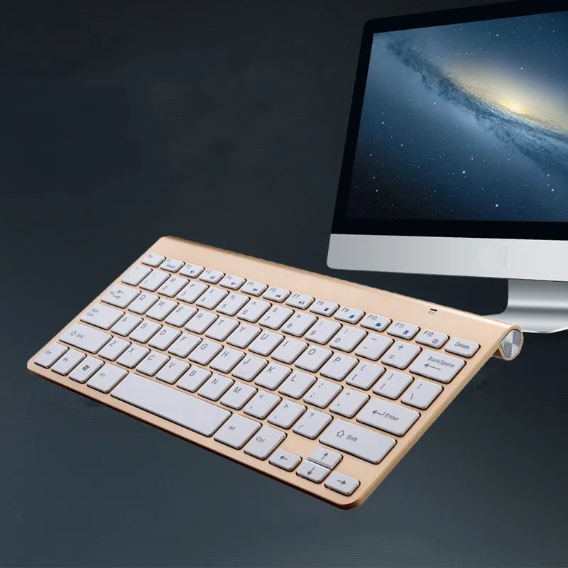 Wholesales Mini Wireless Keyboard Slim 2.4G 78Keys with Multimedia for LAPTOP TV BOX Computer PC android tablet