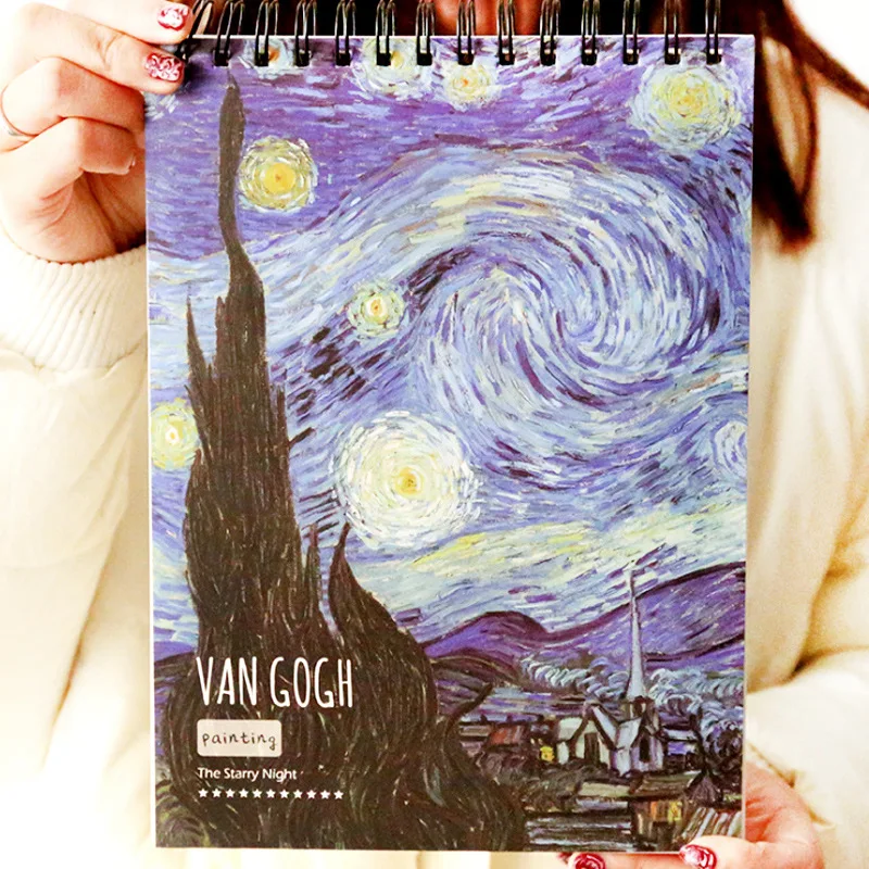 Van gogh альбом для скетчей полезный школьный блокнот 2021 2020 тетрадь упражнений A4