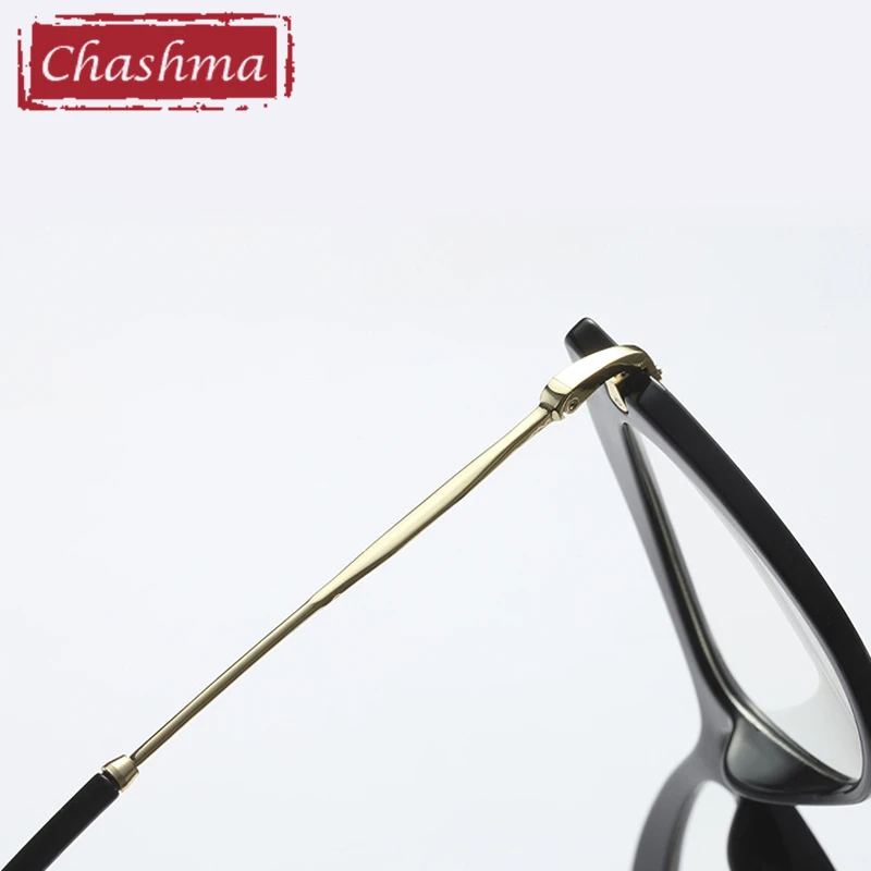 Прозрачная коричневая фотохромная оправа Chashma для женщин из ацетатного стекла