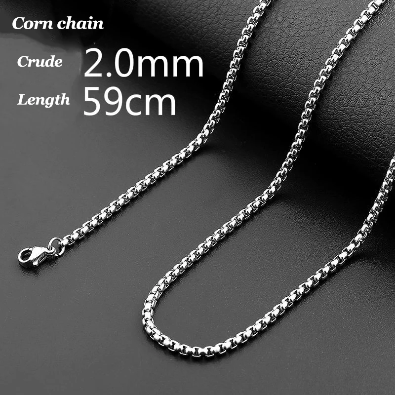 Ожерелье цепочка для мужчин цепь из нержавеющей стали со змеиным плетением Роло