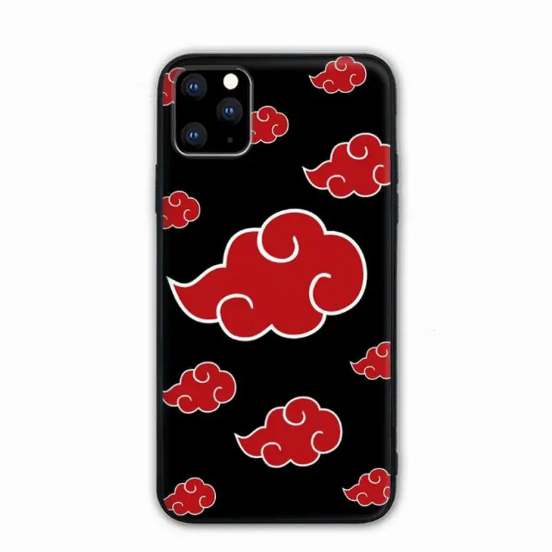 Чехол для телефона Akatsuki Anime N-Naruto Iphone 13 Mini 12 11 Pro Max X XS XR чехол 7 8 Plus SE2 силиконовый |