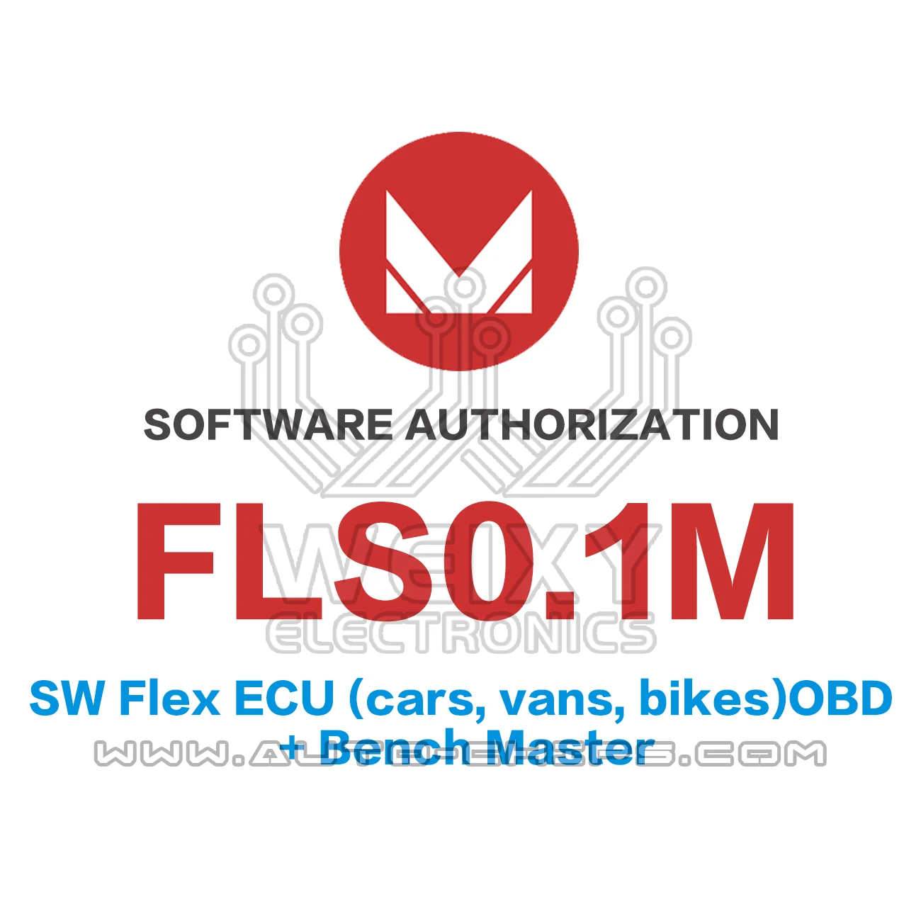 FLS0.1M SW Flex ECU (автомобили фургоны велосипеды) OBD + скамья Master |