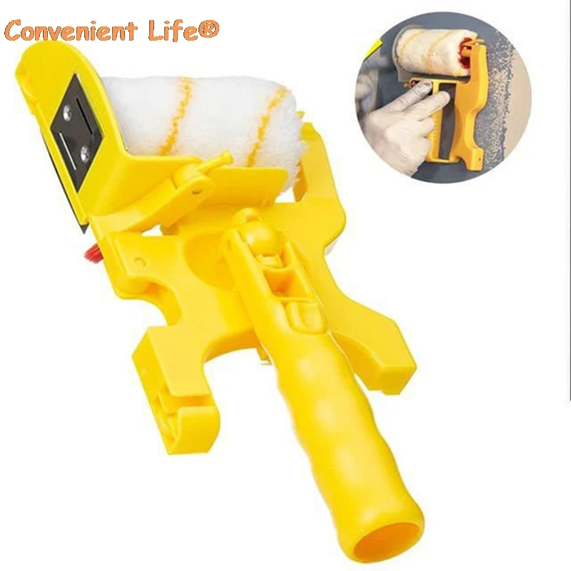 

1xClean-Cut краска, кисть на роликах, многофункциональная роликовая кисть для краски, набор кистей для краски на стенах