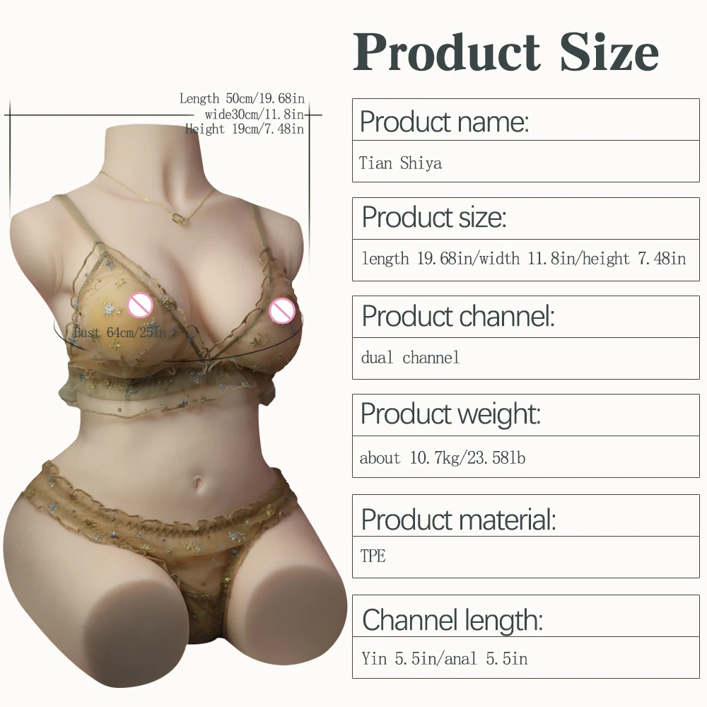 Реальные люди мягкая большая задница половина тела секс кукла Реалистичная