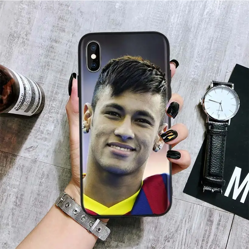 BA148-3 Черный чехол для телефона Neymar с футбольным плеером для Apple IPhone 11 Pro XS MAX XR 7 8 6 6S Plus X 10 Ten 5 5S SE Coque Shell - Цвет: BA148-3