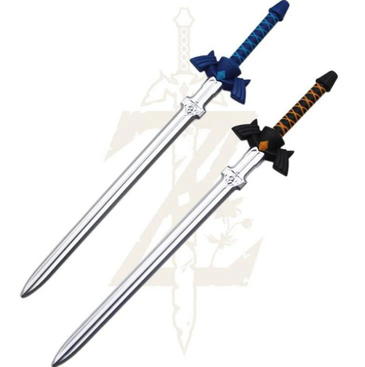 zeldablueblack 2 шт./компл. 80 см обувь для вечеринки в Стиле косплей Sword Art Online(SAO), 1: 1 Арка «призрачная пуля»(ggo) оружие из «Sword Art Online»), Арка «призрачная пуля»(Elucidator/Темный Repulser Косплэй меч полиуретановая пена детские игрушки - Color: zeldablueblack