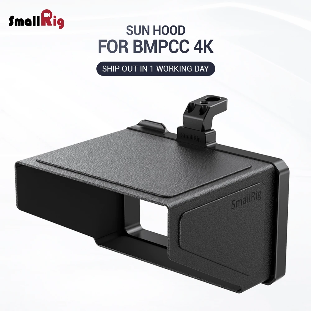 SmallRig BMPCC 4K камера защита от солнца для BMPCC 4K& 6K Blackmagic Дизайн Карманный кинотеатр камера 4K& 6K VH2299