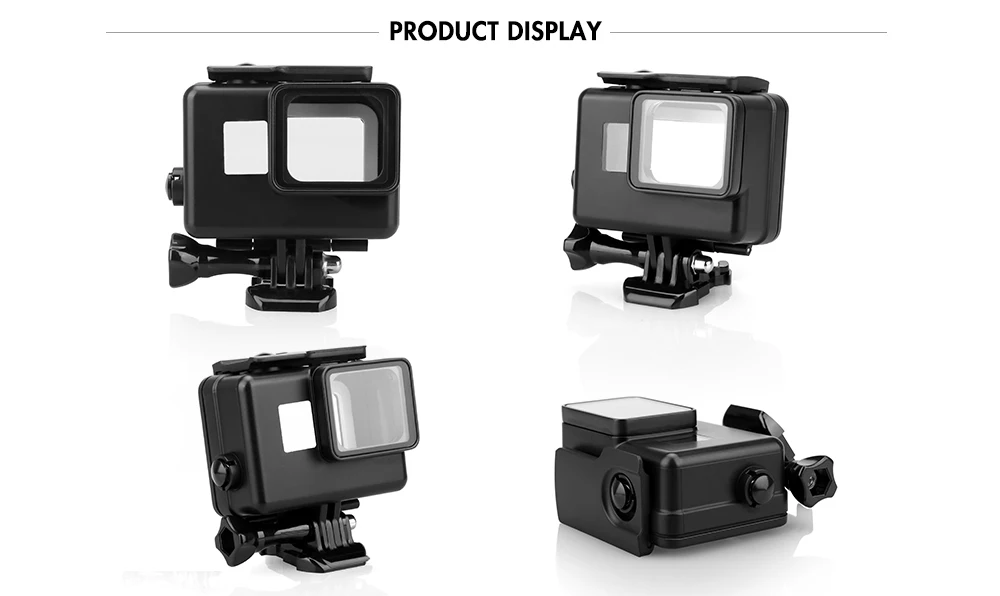 Vamson для Gopro Hero 7 6 5 черный комплект аксессуаров Водонепроницаемый защитный корпус чехол для дайвинга 60 м для Go pro 7 6 5 камера VP633