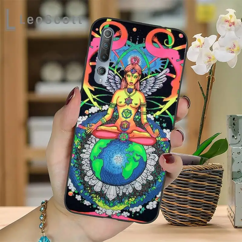 

Colourful Psychedelic Trippy Art Phone Case For Xiaomi Redmi 4x 5 plus 6A 7 7A 8 mi8 8lite 9 note 4 5 7 8 pro