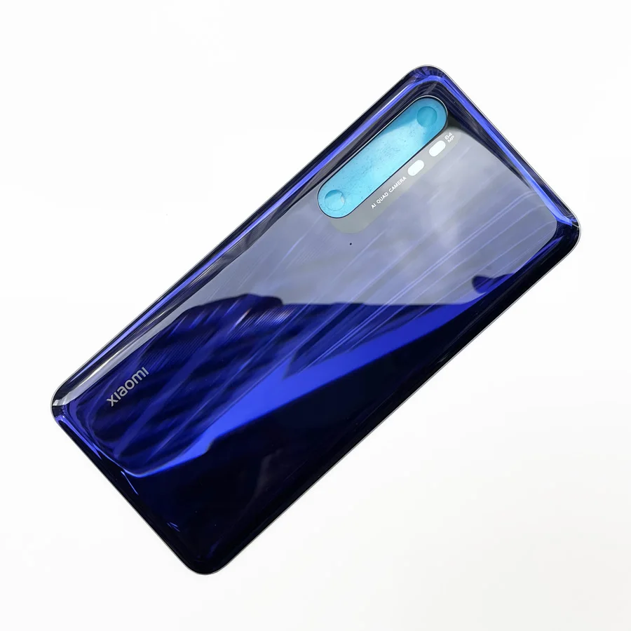 100% Оригинальный стеклянный задний корпус для Xiaomi Mi Note 10 lite задняя крышка