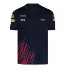 Футболка F1 формула One Bulls для экстремальных видов спорта, модная 3d-футболка с коротким рукавом для водителя, для мужчин и женщин, летняя футболка