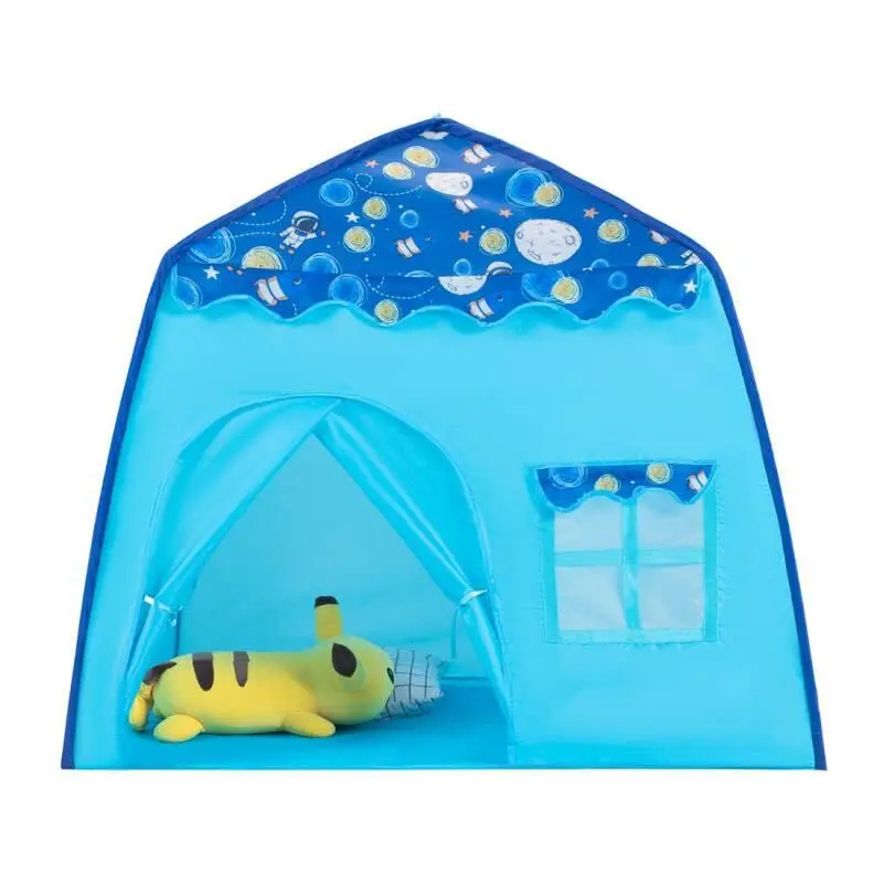 

Kid Tent House Portable Princess Castle Present Hang Flag Children Teepee Tent Play Tent Birthday Christmas Gift