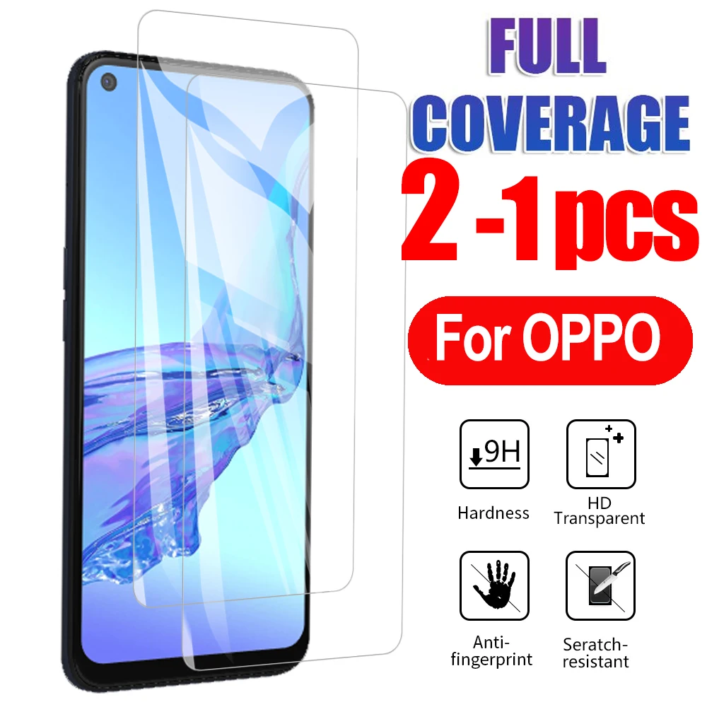 

1-2 Pcs Screen Safety Glass For Oppo A53 A53S safety protective tempered Glass for oppo A53s Front Film Glass HD Tempered Glass