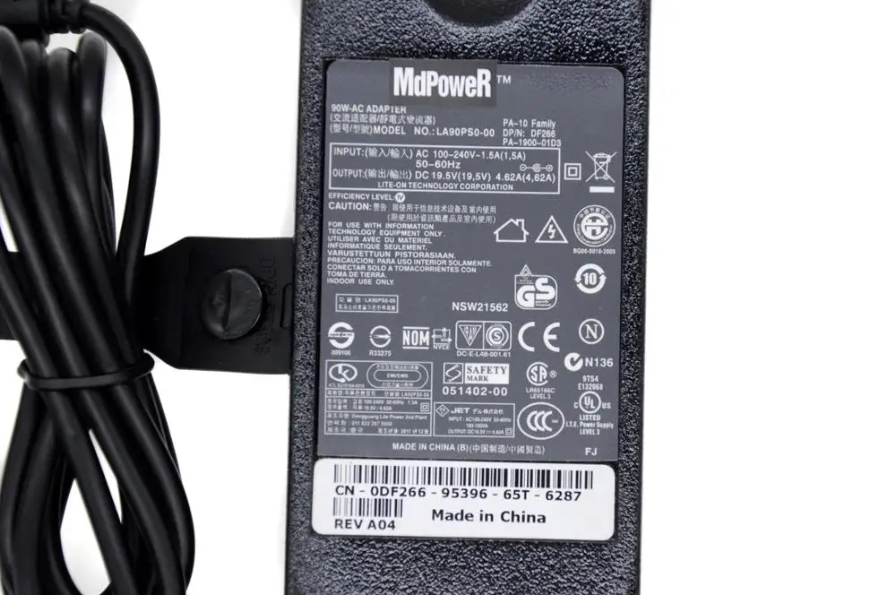 

Original 19.5V 4.62A 90W For DELL E6510 E6520 E6530 E7240 E7250 E7440 E7450 EA90PE1-00 laptop supply AC adapter charger