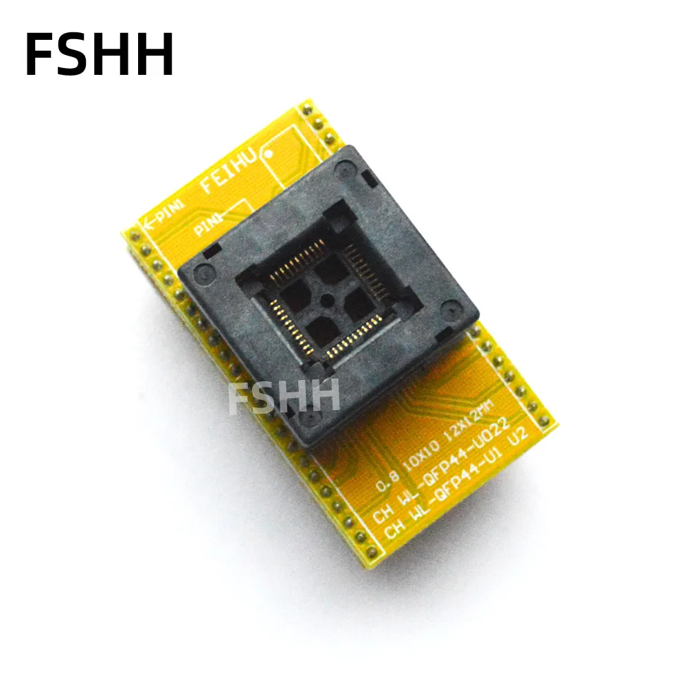 WL-QFP44-U002 адаптер для программатора Wellon TQFP44 к адаптеру DIP44 IC тестовое гнездо/гнездо