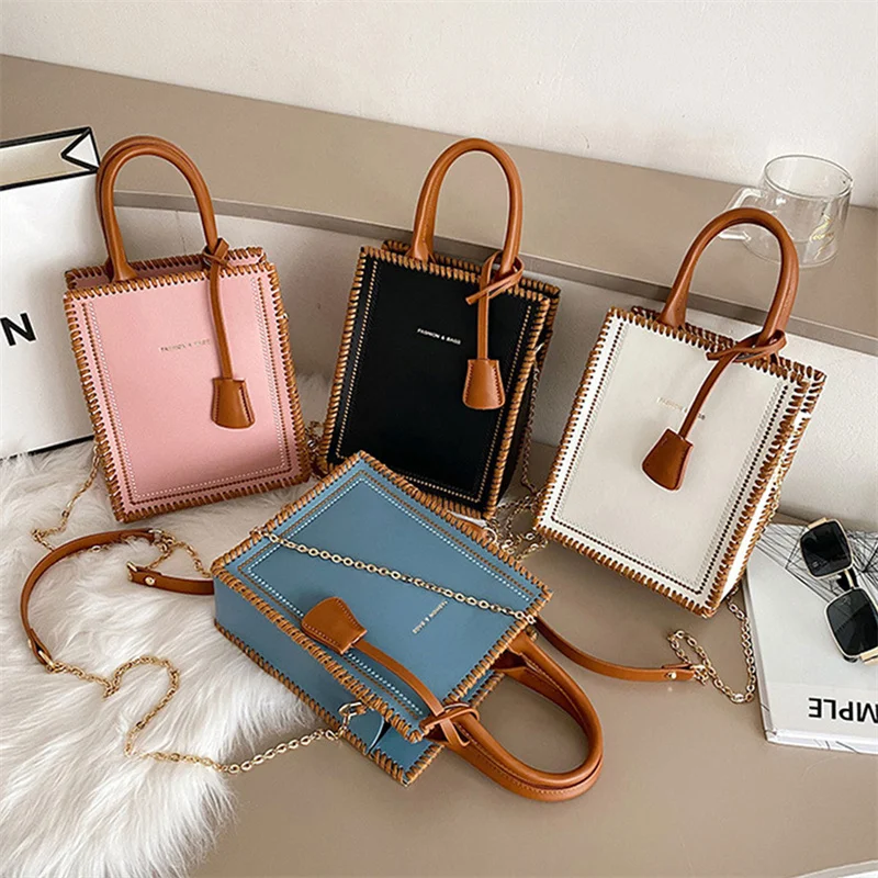 

Женская сумка-мессенджер ручной работы из ПУ кожи