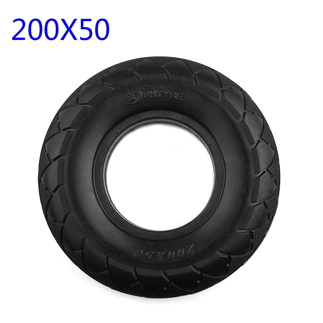 

200x50(8x2) Tubeless Solid Tyre No Flats Tire For Razor Electric Scooter E100 E150 E175 E200 Wear-resistant Anti-slip Tires part