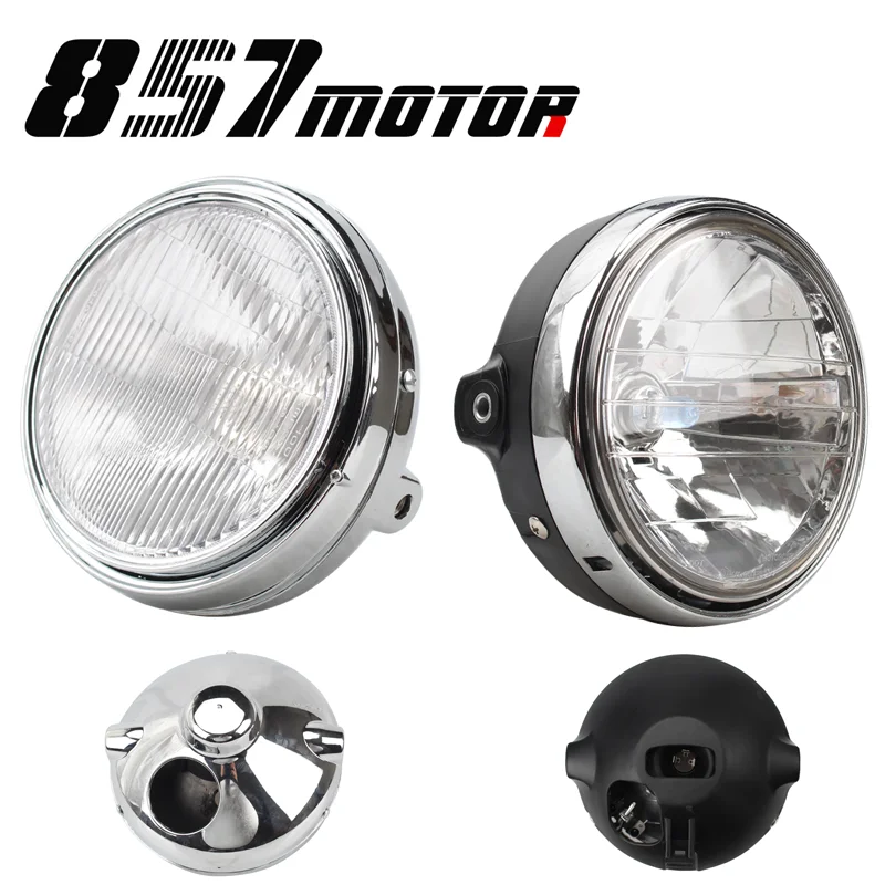 

Universal 7" 8" Motorcycle Round Lamp Headlight Headlamp Head Light For HONDA Cb400 Cb500 Cb1300 Hornet 250 600 900 Vtec Vtr