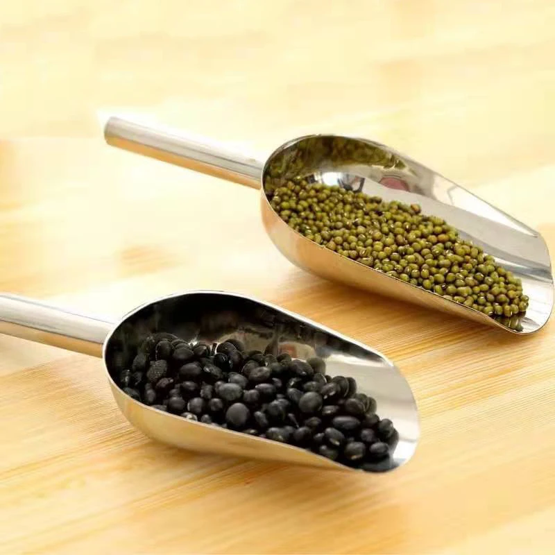 

8-16Inch Stainless Steel Ice Shovel Food Buffet Candy Bar Scoops Shovel Kitchen Gadgets