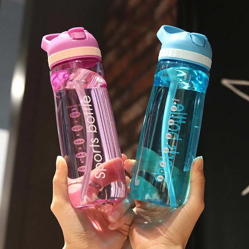 Бутылка воды спорта альпинизма велоспорта Бутылки для Bpa бесплатно Пластик