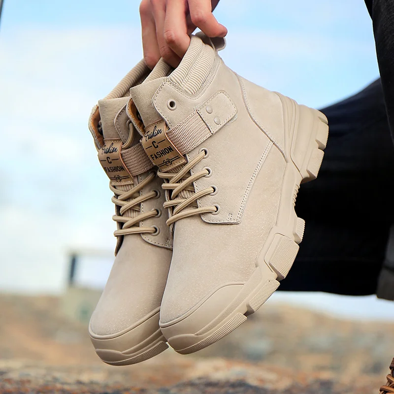 

Winter Sneakers For Men Men's Shoes Classic High Top Sneakers Men Winter Boots Mens Sports Casual Fashion Hightop Lether Man