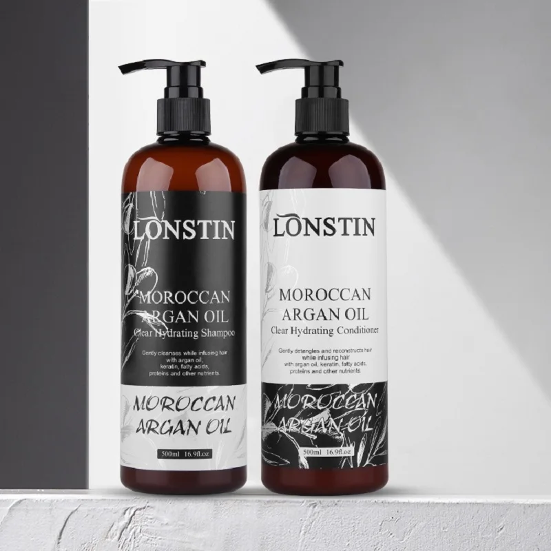 11 500 мл Профессиональный натуральный шампунь для ухода за волосами Lonstin с