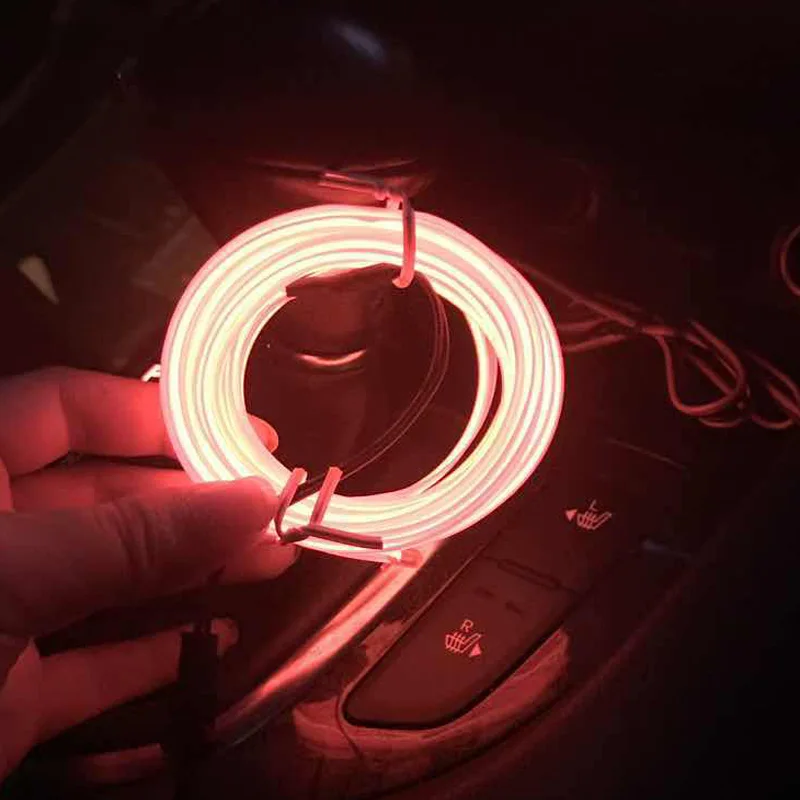 

Styling car 3 meters interior EL cold light neon car decoration for Audi all series Q3 Q5 SQ5 Q7 A1 A3 S3 A4 A4L A6L A7 S6 S7 A8