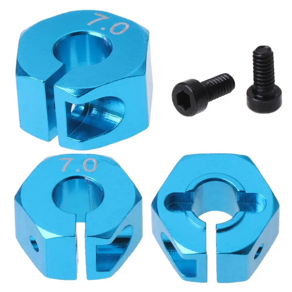 1:10 шина для радиоуправляемого автомобиля Запчасти сплав 7 0 колеса с шестигранной