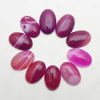 fashion rose agate natural stone cab cabochon beads for jewelry making 20x30mm charms jewelry making 10pc ring accessories