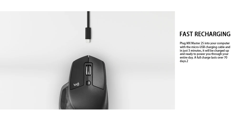 Беспроводная мышь logitech MX MASTER 2S с bluetooth, двойная возможность подключения, игровая мышь для ноутбука, ПК, геймера