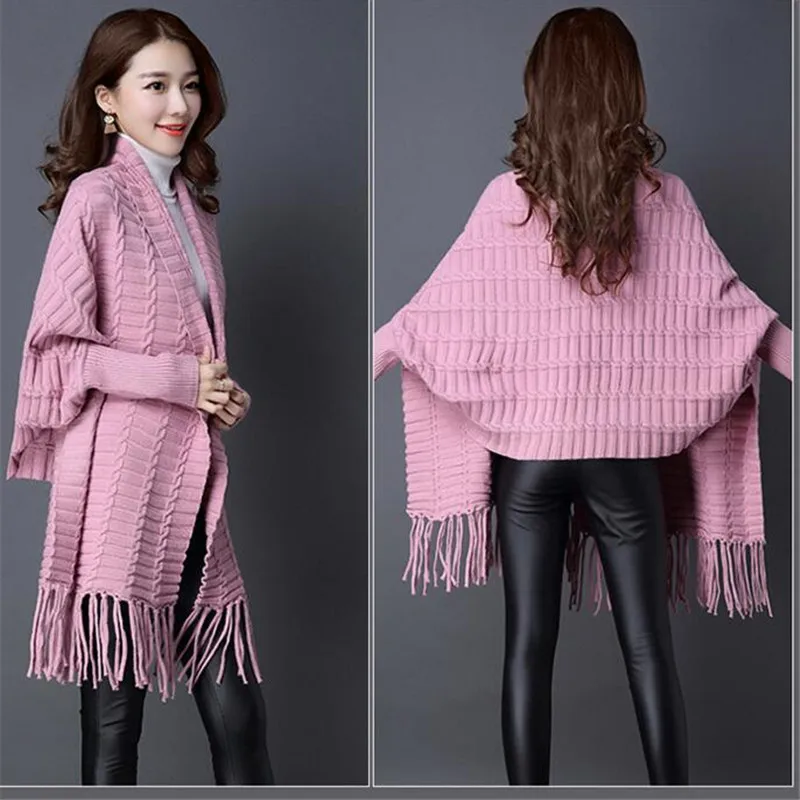 2020 Women Sweaters For Winter Wrap And Swing Leisure Long Sleeve Women's Slim Thin Out Jacket Section Tops |