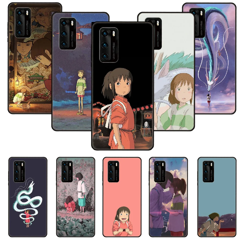 Чехол для телефона Huawei P20 P30 P40 P Smart Z + P10 Mate 30 10 20 Lite Pro черный чехол Hoesjes Trend Prime с
