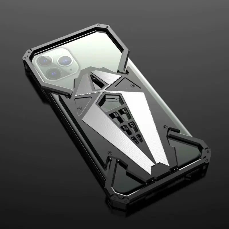 Алюминиевый армированный чехол Super Hero для iPhone 11 Pro XS Max XR X 8 7 6 6S Plus чехол-крышка для телефона с кольцом и Железным человеком-пауком