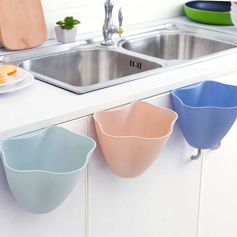 Креативная подвесная корзина для мусора в кухонном шкафу домашняя большая