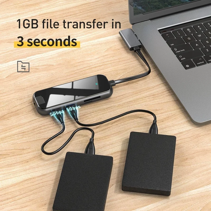 

Док-станция с USB Type-C на HDMI, для MacBook Pro Air 4K