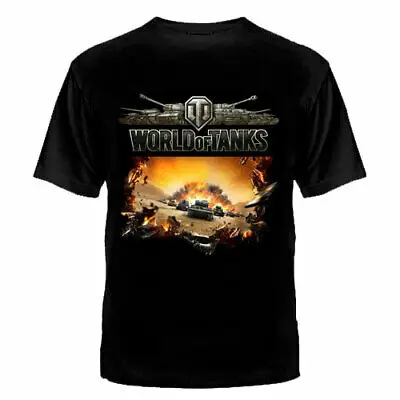 Футболка WORLD OF TANKS GAME бронированная русская Россия мужская одежда рус | Мужская