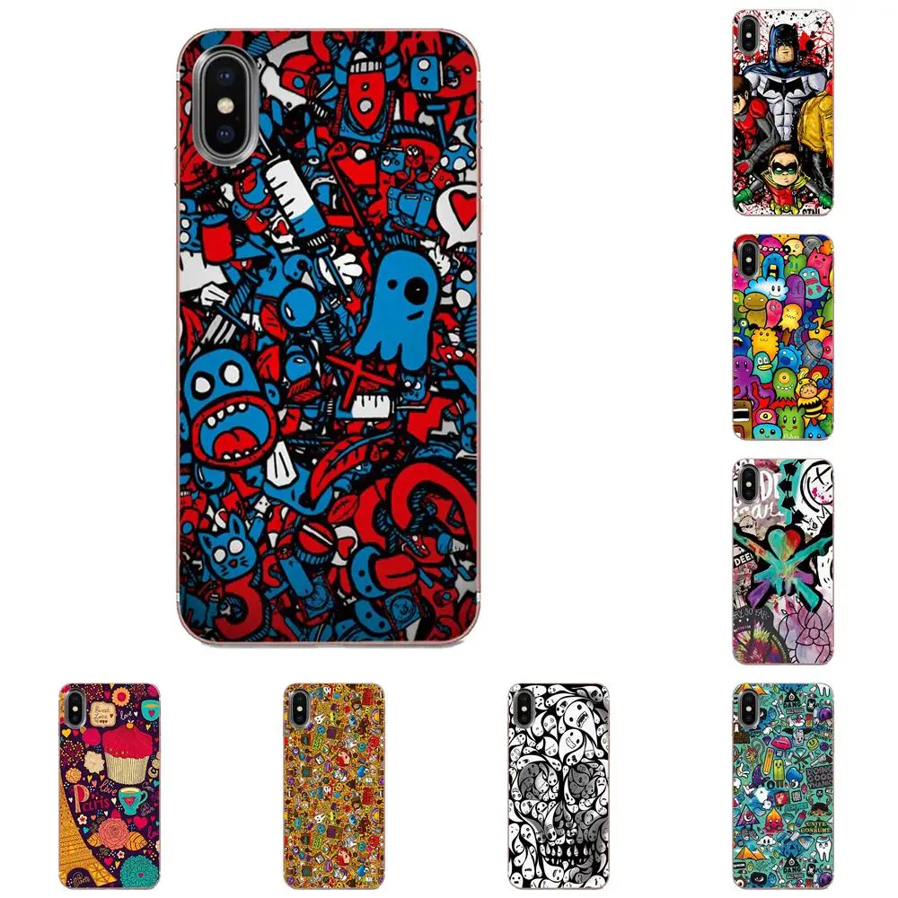 Мягкий термополиуретановый чехол для звонков красивый рисунок роскошное