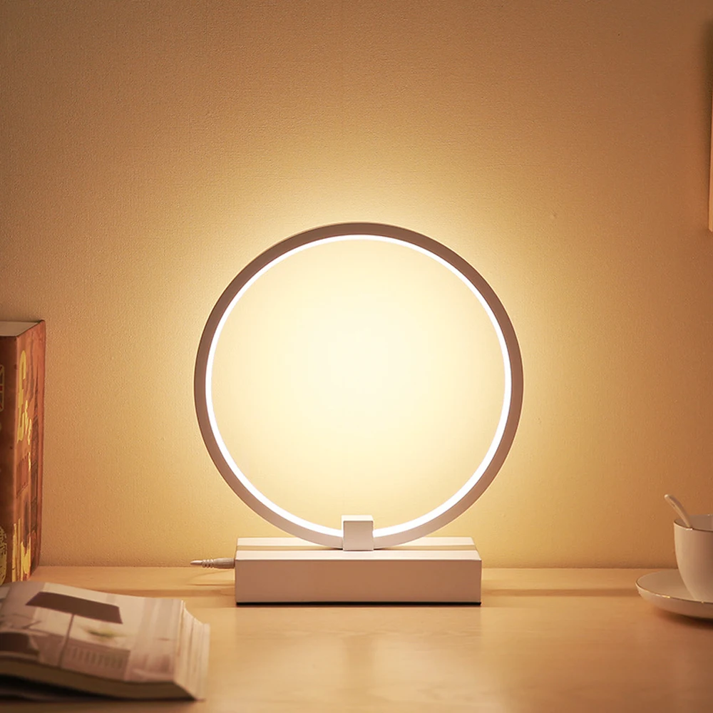 Современный Креативный Настольный светильник с защитой глаз для гостиной